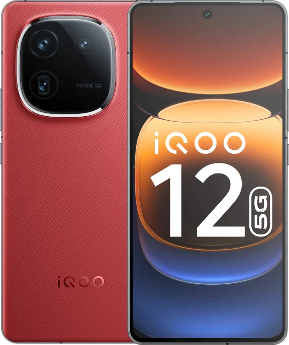 iQOO 12 in Desert  Red