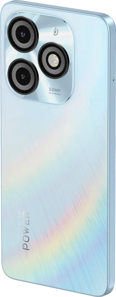 itel P55 in Aurora Blue