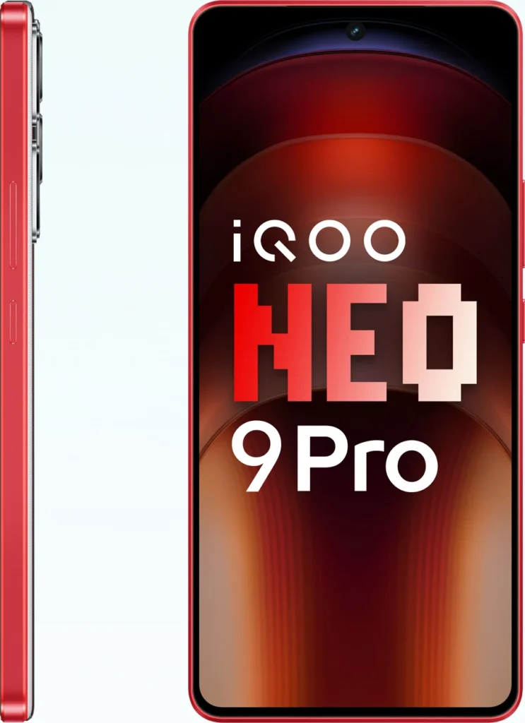 iQOO Neo9 Pro, front display view showcasing screen and bezels