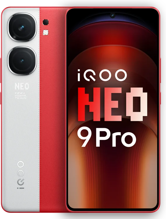 iQOO Neo9 Pro in Fiery Red