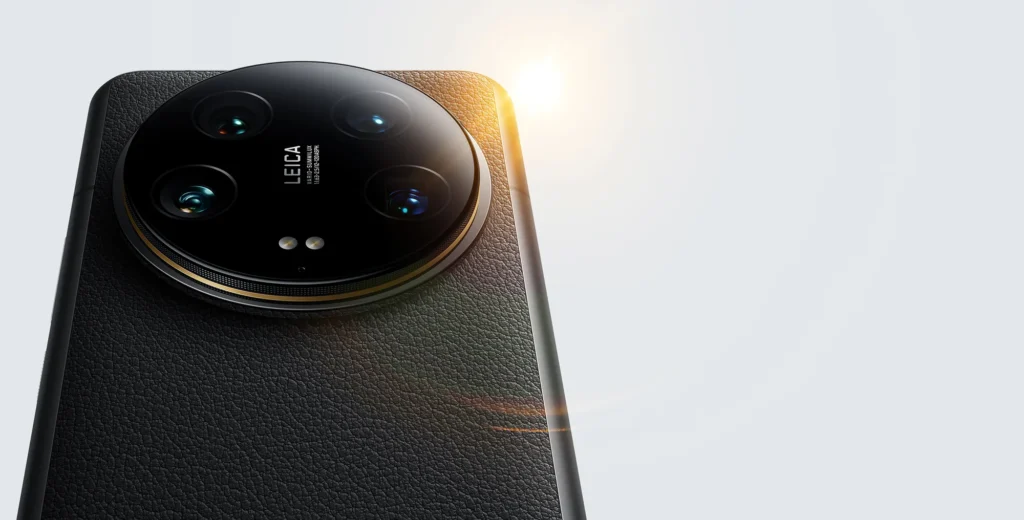Xiaomi 14 Ultra, in Black, camera module from below