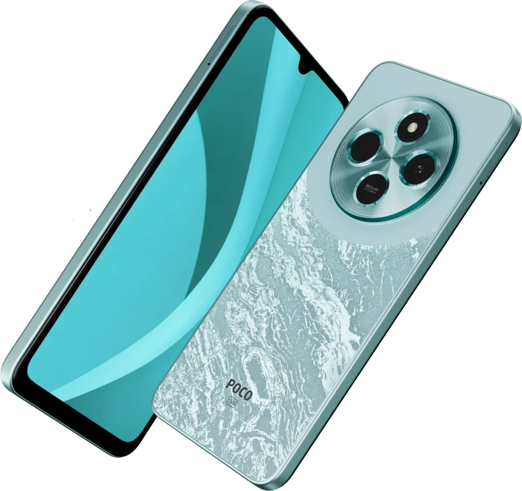Poco C75 in Aqua Bliss