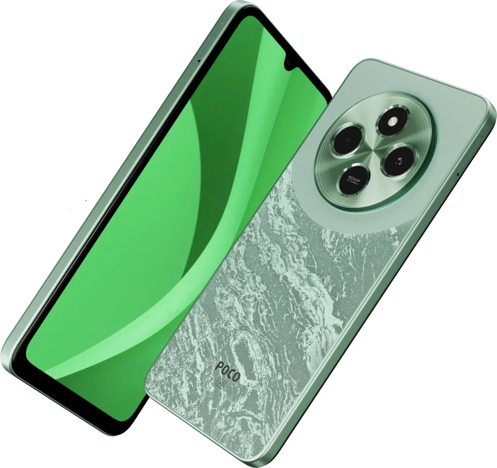 Poco C75 in Enchanted Green
