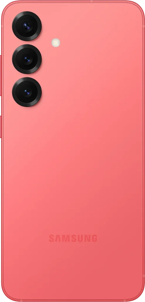 Samsung Galaxy S25 in Coralred