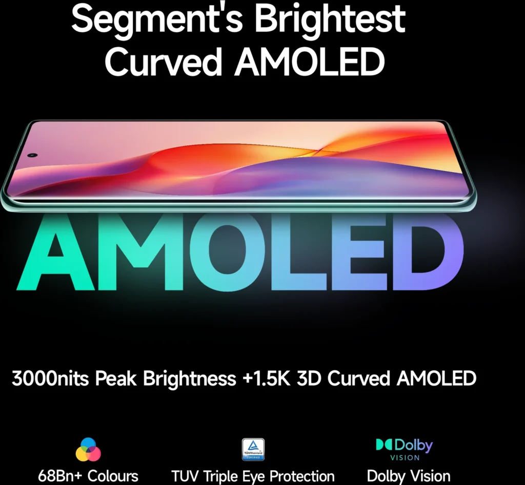 Xiaomi Redmi Note 14 Pro 5G, Front display and symmetrical slim bezels