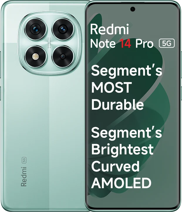 Redmi Note 14 Pro 5G in Ivy Green