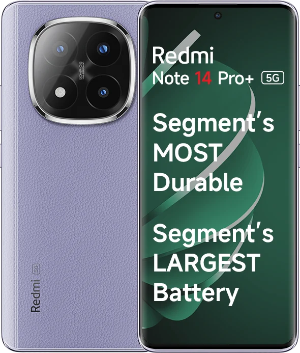 Redmi Note 14 Pro+ 5G in Phantom Purple
