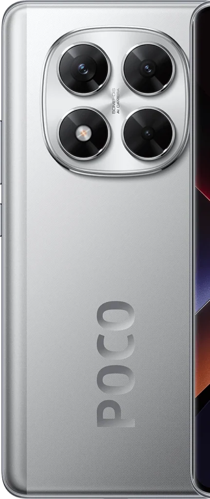 Poco X7 in Cosmic Silver