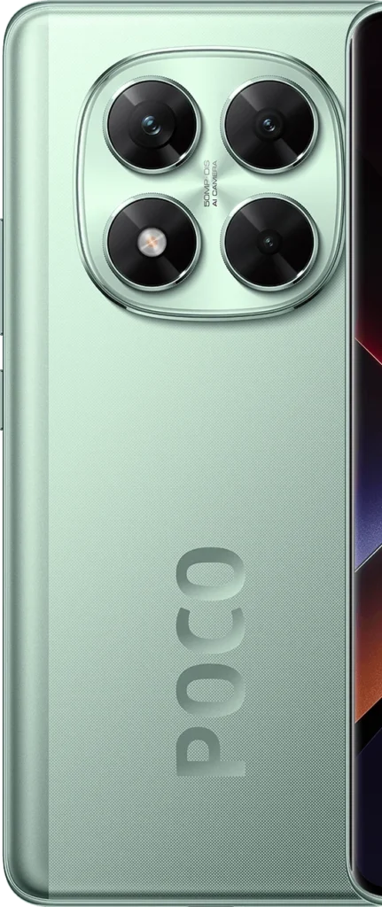 Poco X7 in Glacier Green
