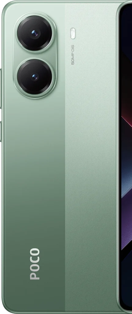 Poco X7 Pro in Nebula Green
