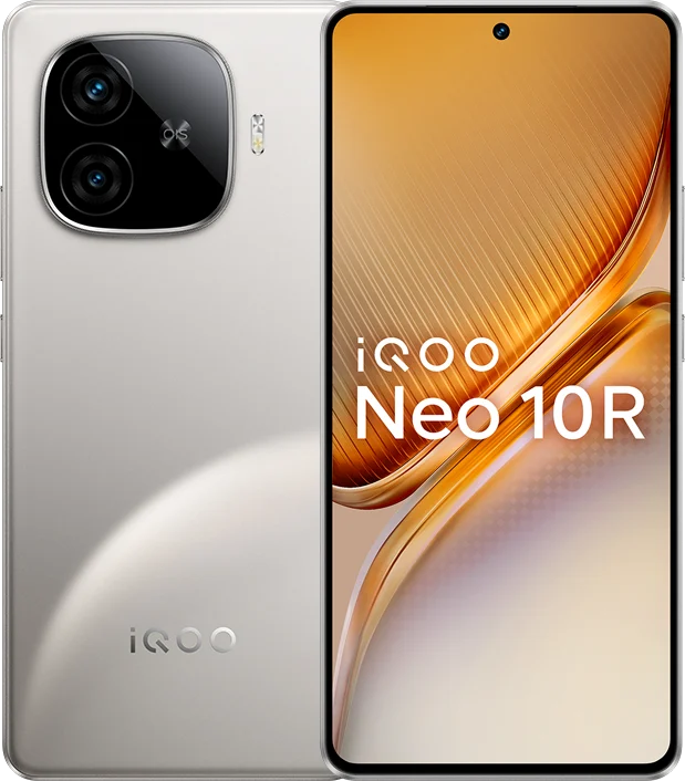 iQOO Neo 10R in MoonKnight Titanium