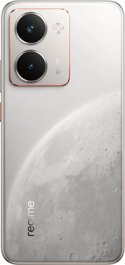 realme P3 Ultra 5G in Glowing Lunar White