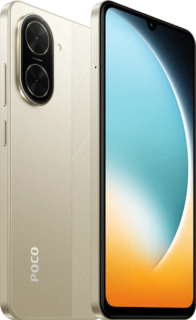 Poco C71 in Desert Gold
