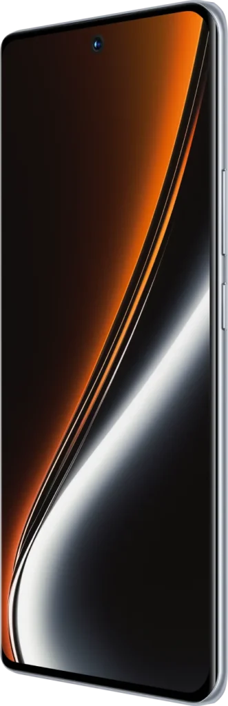 realme NARZO 80 Pro 5G, in Speed Silver, front at an angle