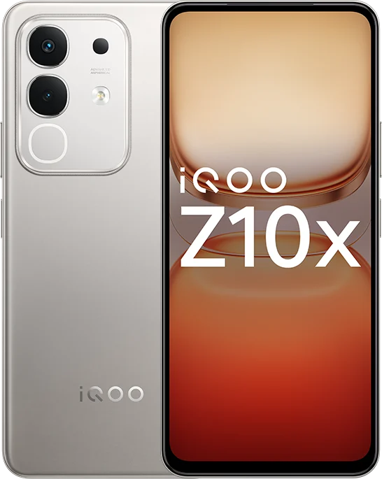 iQOO Z10x in Titanium