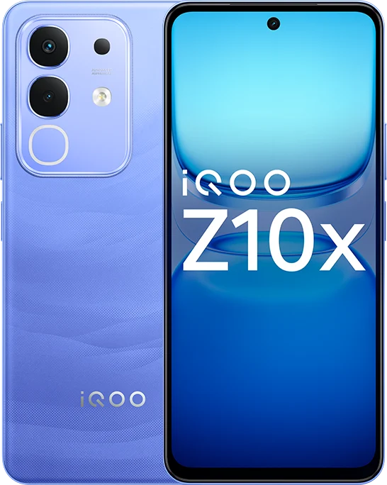 iQOO Z10x in Ultramarine