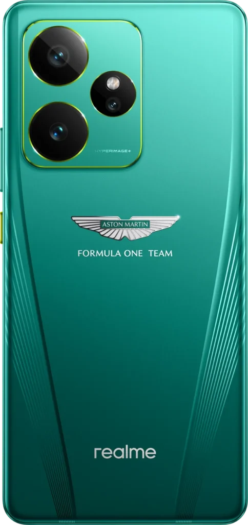realme GT 7 in Aston Martin Green