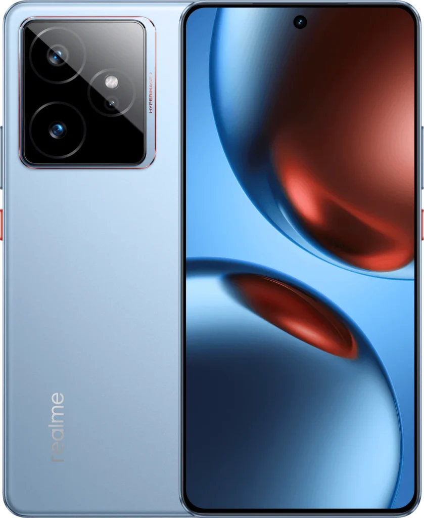 Realme GT 7 in IceSense Blue