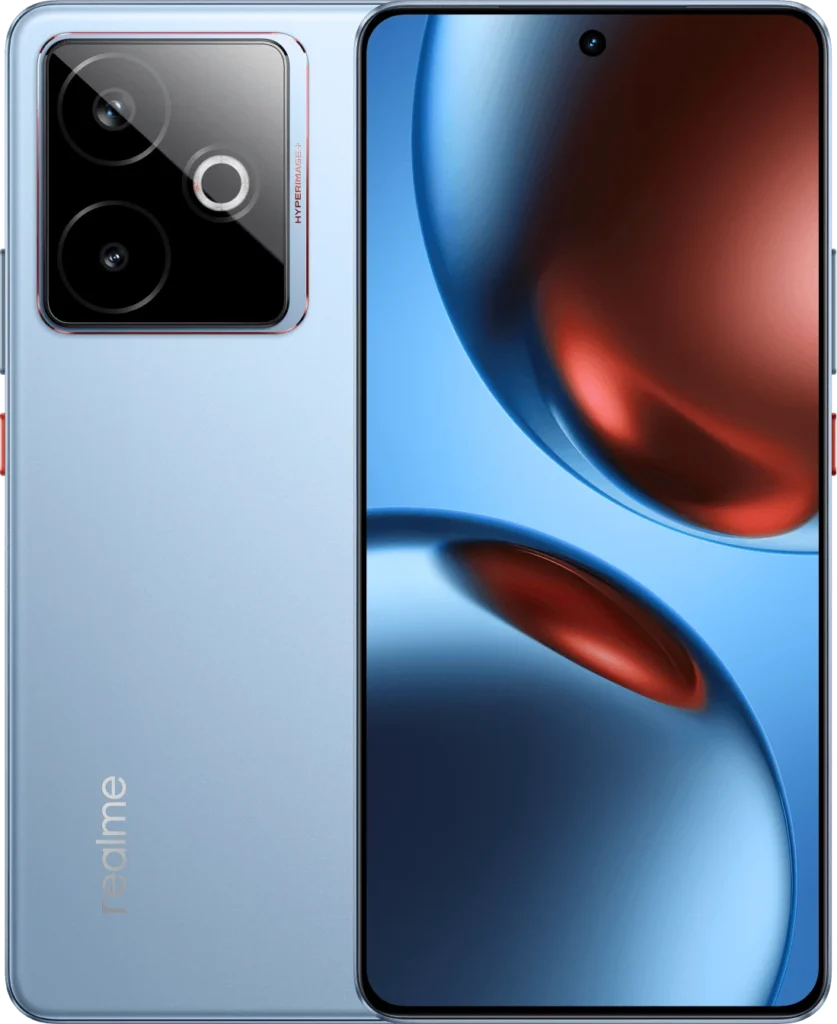 Realme GT 7T in IceSense Blue