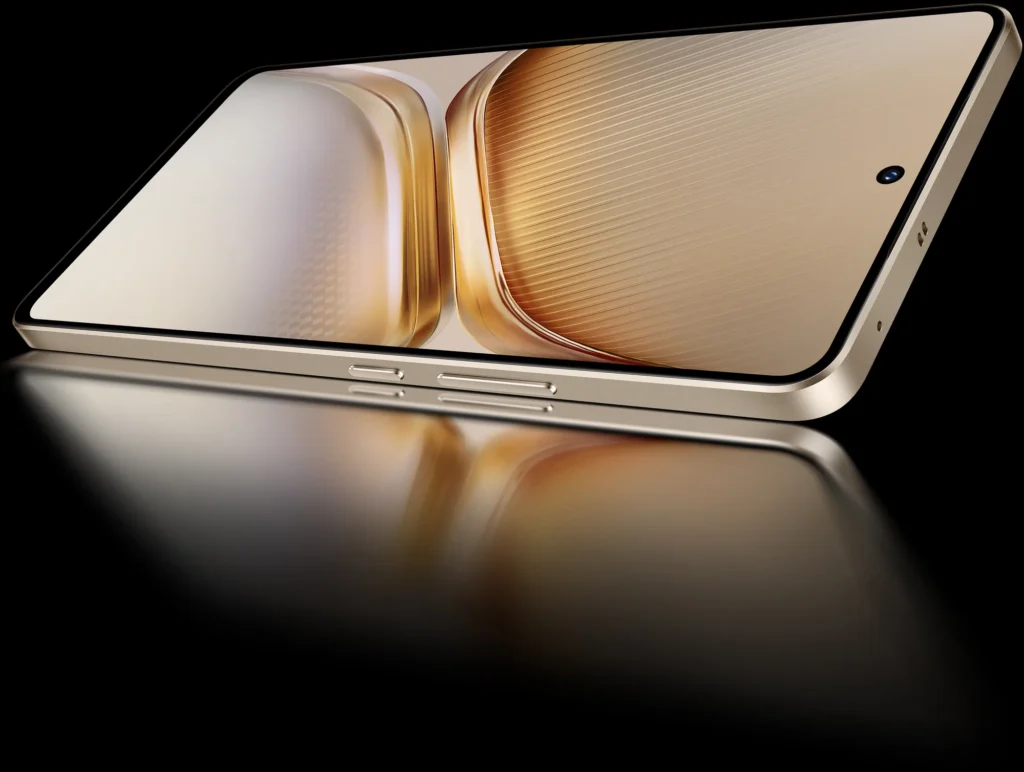 iQOO Neo 10, from the front, lying flat
