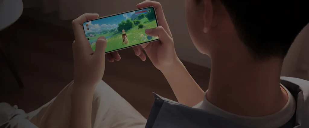 iQOO Neo 10, playing a game on a sofa