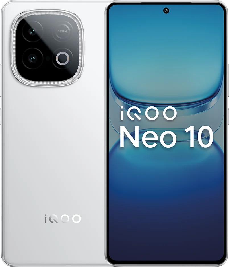 iQOO Neo 10 in Alpine White