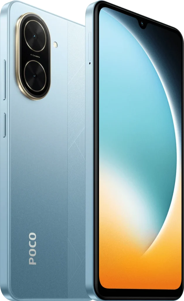 Poco C71 in Cool Blue