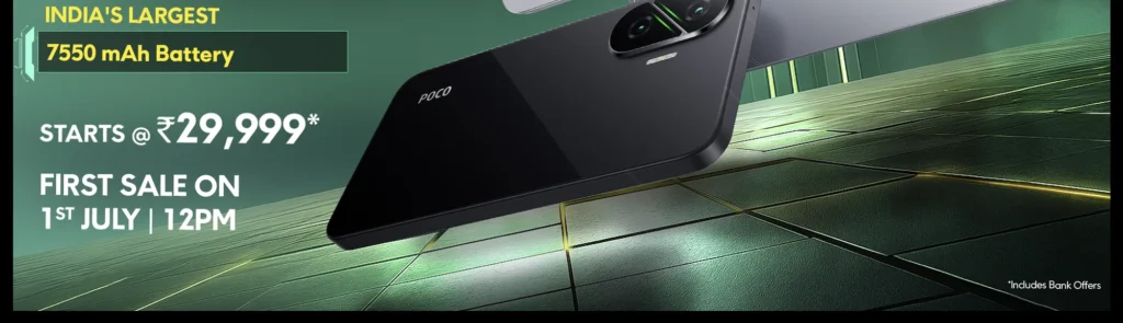 Poco F7, dual camera setup with ring light