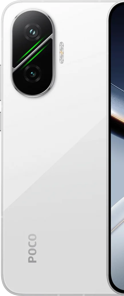 Poco F7 in Frost White