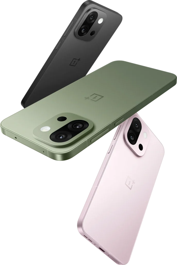 OnePlus OnePlus 13s, in Pink Satin, Green Silk and Black Velvet finishes