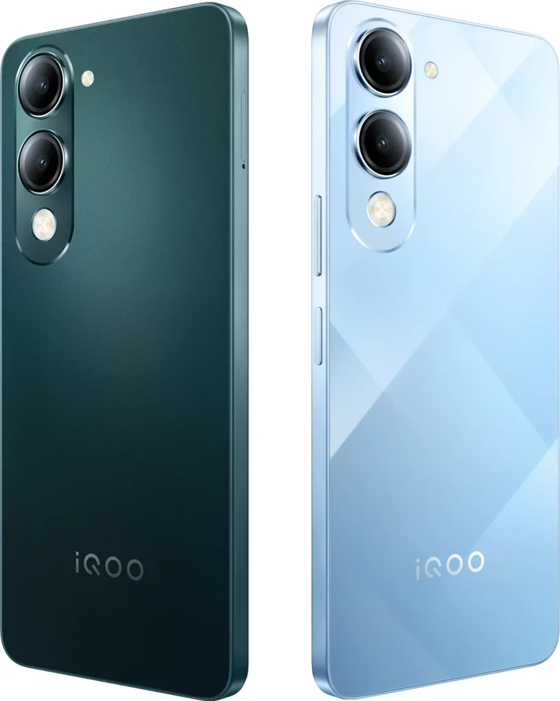 iQOO Z10 Lite 5G, angled chassis perspective highlighting frame profile