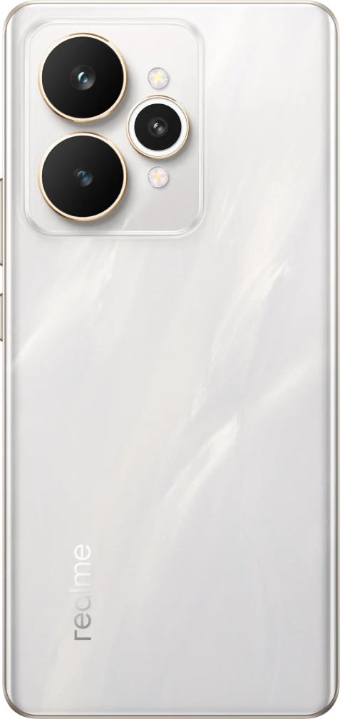 realme 15 5G in Flowing Silver