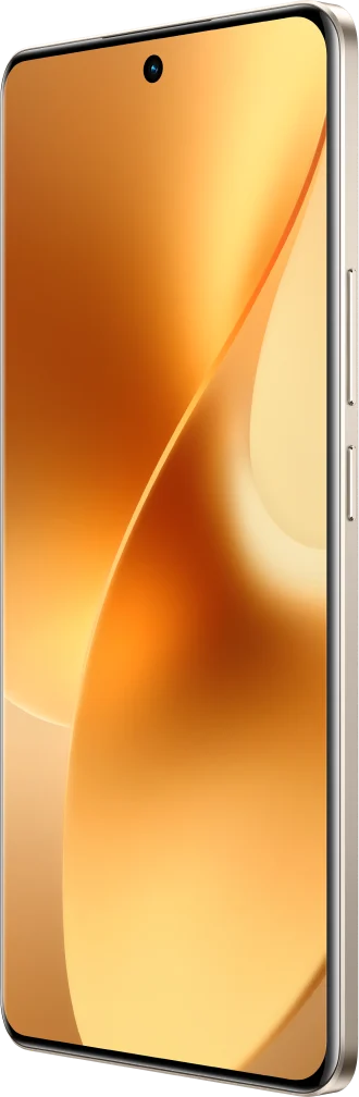 realme 15 5G, in Flowing Silver, front at an angle