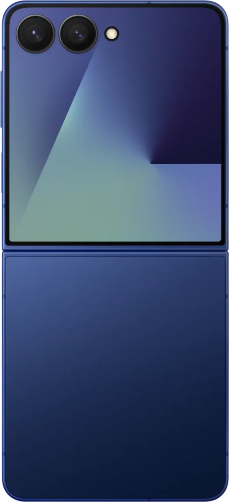 Samsung Galaxy Z Flip7 in Blue Shadow