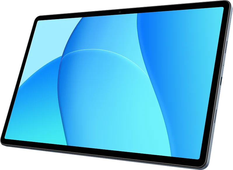 OPPO Pad SE, in Twilight Blue, from the front at an angle