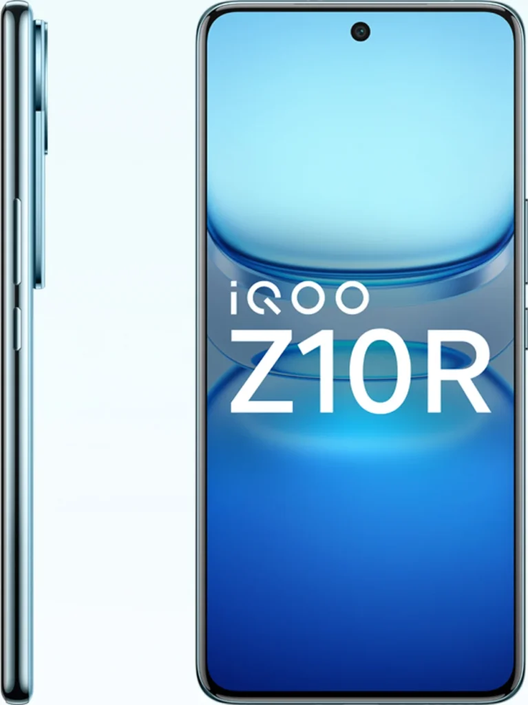 iQOO Z10R 5G, front display view showcasing screen and bezels