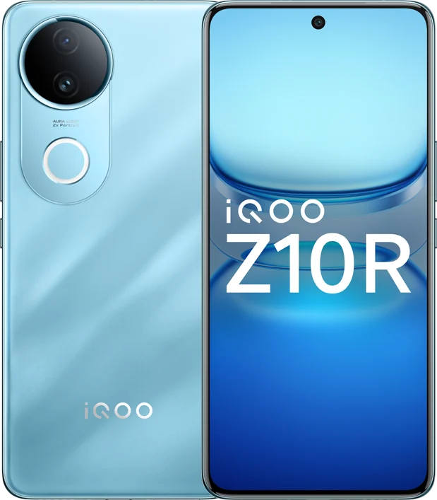 iQOO Z10R 5G in Aquamarine