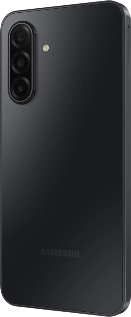 Samsung Galaxy A17 5G, in Black, rear angle