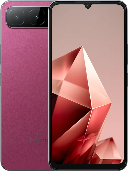 Infinix Hot 60i 5G in Plum Red