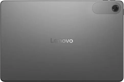 Lenovo Tab, in Luna Grey, from the back