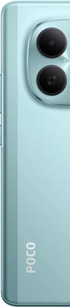 Poco M8 5G in Glacial Blue