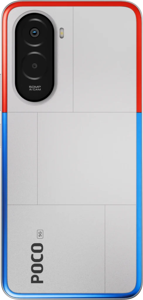 POCO M7 Plus in Chrome Silver
