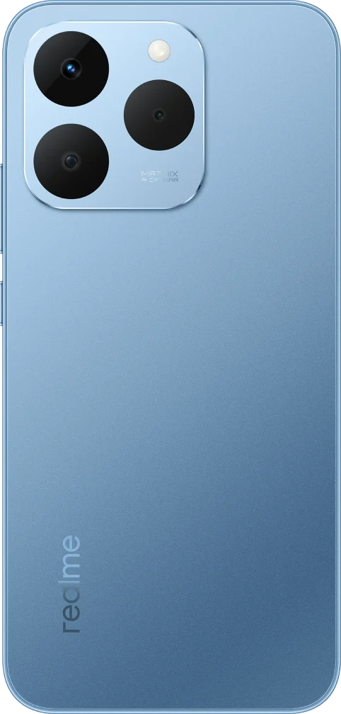 realme 15T 5G in Silk Blue
