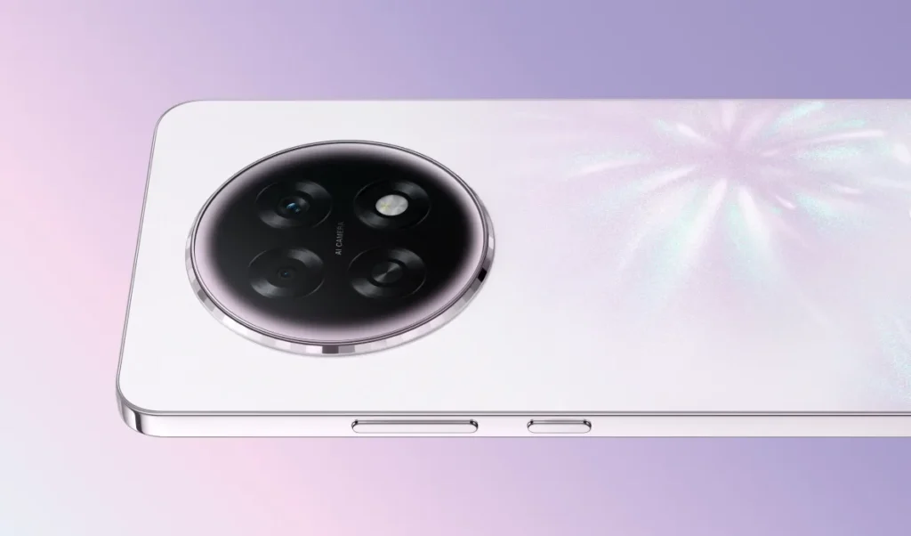 OPPO F31 Pro+ 5G, camera module close up, in Festival Pink