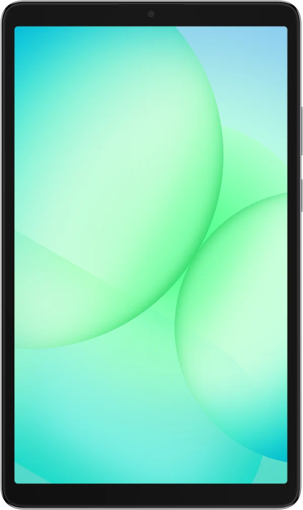 Samsung Galaxy Tab A11, in Gray, from the front