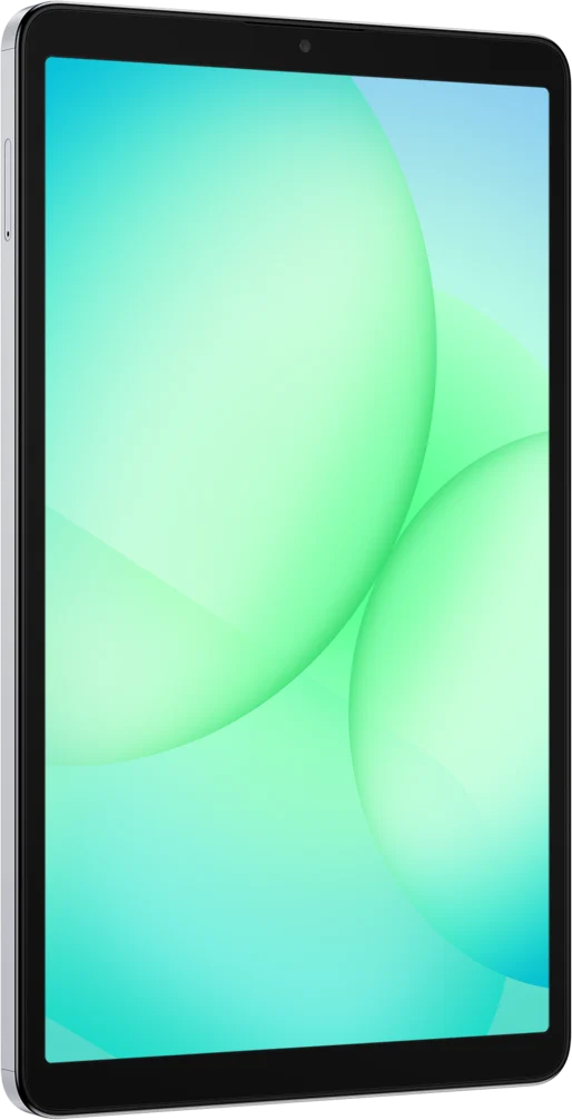 Samsung Galaxy Tab A11, in Silver, front at an angle