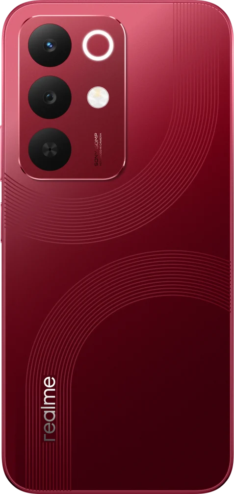 realme 15x 5G in Maroon Red