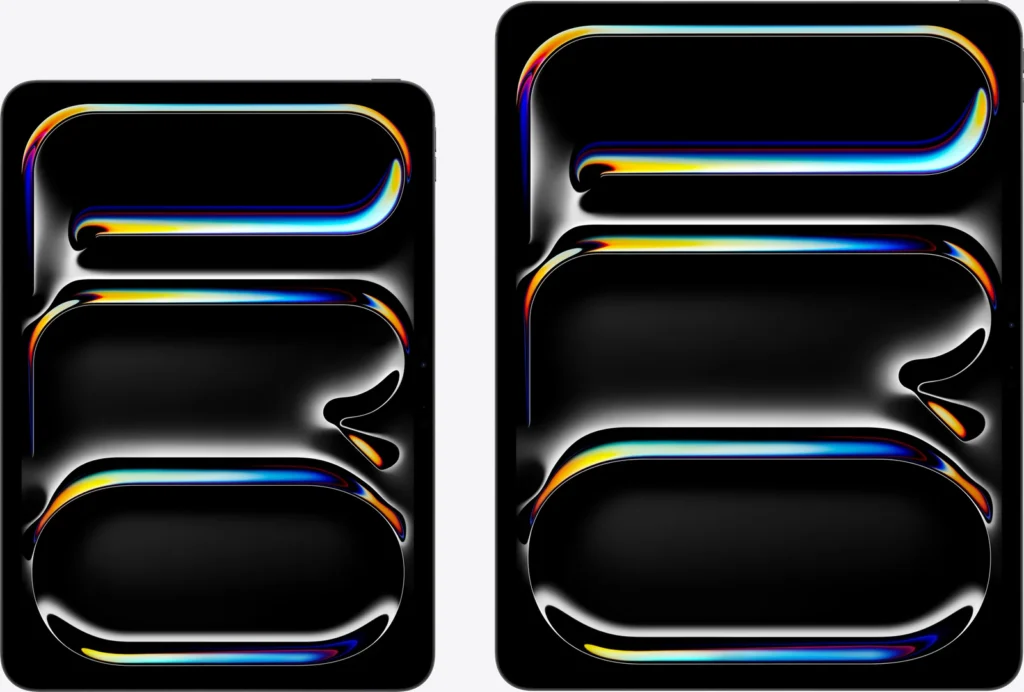 Apple iPad Pro 11″ (M5), 11-inch and 13-inch models from the front