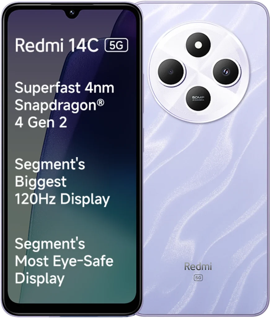 Redmi 14C 5G in Stardust Purple