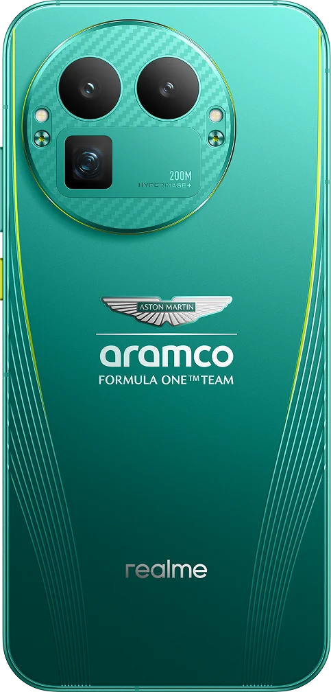 realme GT 8 Pro in Aston Martin Racing Green